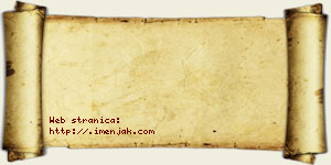 Emilija Adžić vizit kartica